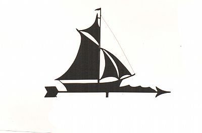 Cutter Yacht weather vane